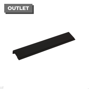 Uchwyt meblowy krawędziowy Stratt 192 Aluminiowy czarny