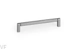 Uchwyt meblowy podłużny Brooklyn 160 Aluminiowy Czarny Tytanowy