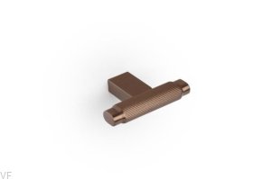 Gałka meblowa T-Bar Brooklyn 55 Aluminiowa Brązowa Szczotkowana