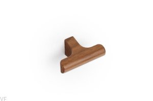 Gałka meblowa T-Bar Hinoki Wood 60 Drewniana Orzech Włoski