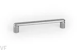Uchwyt meblowy podłużny Fase 160 Aluminiowy Srebrny Szczotkowany