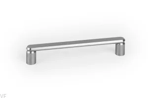 Uchwyt meblowy podłużny Fase 160 Aluminiowy Srebrny Szczotkowany