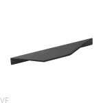 Uchwyt meblowy podłużny Cutt 96/128 Aluminiowy Czarny
